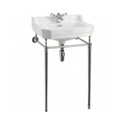 Kājas izlietnei Burlington 61cm, hromētas BEZ izlietnes [EN]