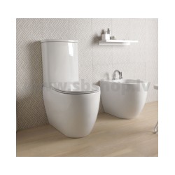 WC pods LIKE horiz. ar SLIM softclose vāku, balts AKCIJA [EN]