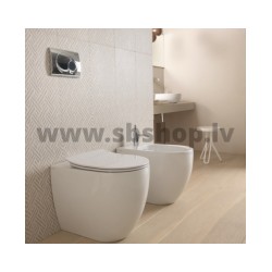 WC pods LIKE grīdas ar SC vāku, balts GSG ceramica [EN]