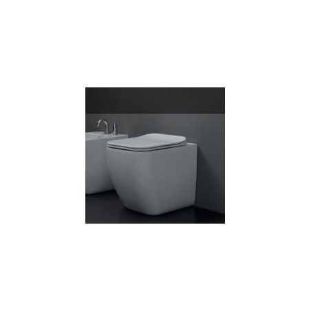 WC pods BRIO grīdas ar SC vāku, balts GSG ceramica