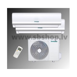 Centrometal kondicionieri/siltumsūkņi gaiss gaiss DUAL SPLIT 2x12000 BTU R32 A/C=5.30kW;Apk.:5.60kW