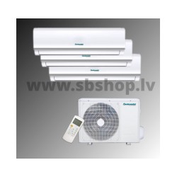 Centrometal kondicionieri/siltumsūkņi gaiss gaiss TRIPLE SPLIT 2x9000 +12000 BTU R32 A/C=7.90kW;Apk:8.30kW