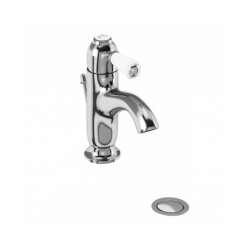 BURLINGTON izlietnes maisītāji CHELSEA curved ar pop-up