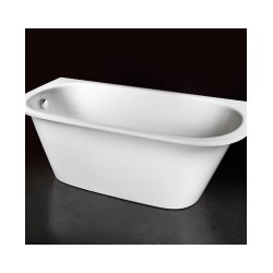 Vanna VARIO M 156x75cm balta+sifons + 2 stūru noapaļošana [EN]