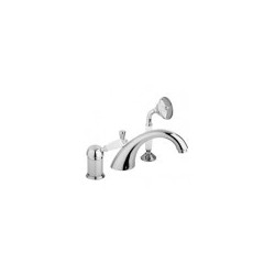 BIANCHI bath mixers ELITE uz bath malas 3 parts, chrome/white