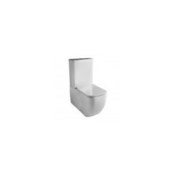 WC toilet bowl BRIO with flush tank and SLIM SC lid, white AKCIJA