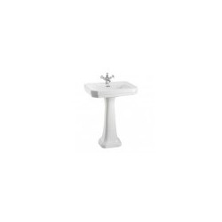 Washbasin VICTORIAN 61cm, white BEZ kājas