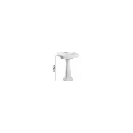 Pjedestāls BURLINGTON for washbasin 82.5 cm, white