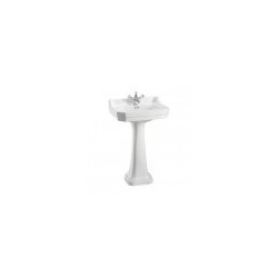 Washbasin EDWARDIAN 56cm, white without kājas