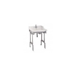 Statīvs for washbasin Burlington CLASSIC, aluminum BEZ washbasin