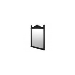 Mirror Georgian with rāmi 55x75, black alum.