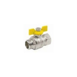 Gas valve 1/2 with butterfly rokturi M-F hrom PN 20