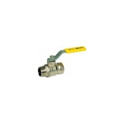 Gas valve 3/4 with long handle M-F hrom PN 20