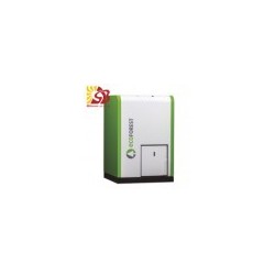 ECOFOREST pellet heating boiler CANTINA COMPACT 12kW with stainless steel siltummaini