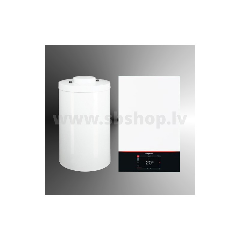 Vies,Vitodens 100-W 25kW KOMPLEKTS ar Vitocell 300L boileri 2021