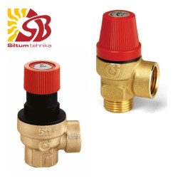 CALEFFI Drošības vārsts 1/2F 2 bar