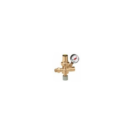 Piepildes valve 1/2 CALEFFI with manometru