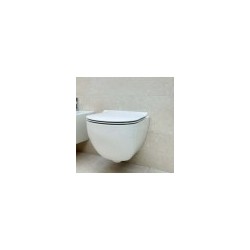 HATRIA CENTRICA VORTEX toilet bowl wall-hung with SOFTCLOSE lid