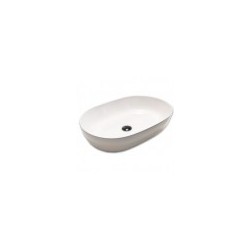 Washbasin HAPPY HOUR 12:00S, 57x38x15cm, CRETE color