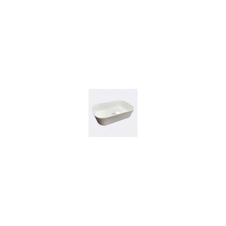 Washbasin HATRIA HAPPY HOUR 18:00S, 55x38x15cm, white liekama uz virsmas