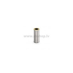 UMK Chimney pipe 1.0m, dubultsienu, D200x280, AISI439/439, 1.0/0.5mm