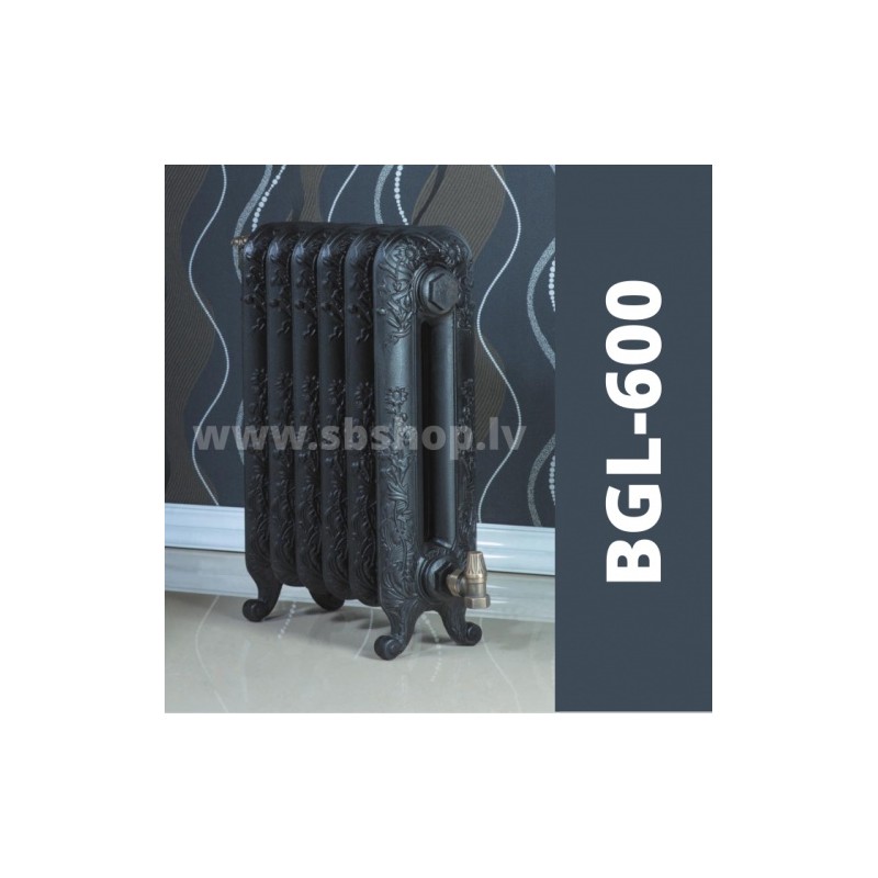 Čuguna radiators BEIGELAI BGL-600 (10 sekc.)