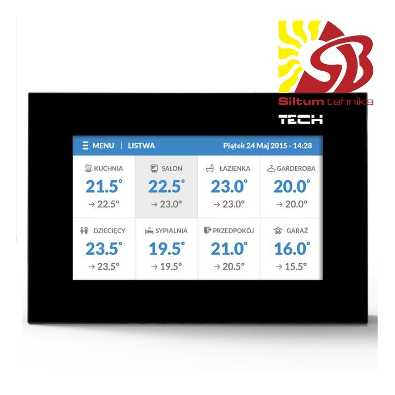 TECH Vadības panelis LCD EU-M-8n bezvadu (priekš L-8)
