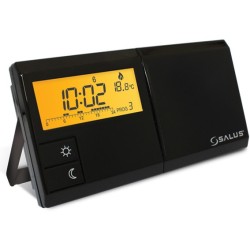 Progr. Termostats SALUS 091FLPB Melns