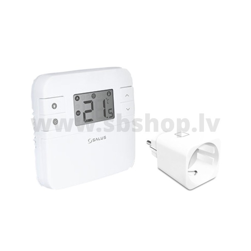 Termostats Salus Wi-Fi RT310i SPE ar smart rozeti