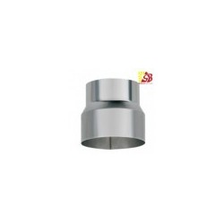 Non-insulated stainless steel chimney reducer DN82-130