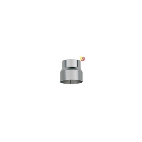 Non-insulated stainless steel chimney reducer DN82-130