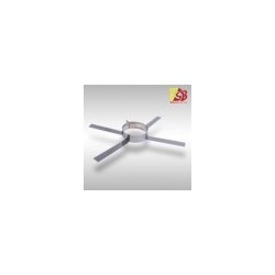 Insulated stainless steel chimney wall fixing DN250/VP0029