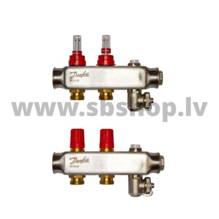 SSM-2F Kolektors 2+2ar plūsmas mērītāju 1 DANFOSS