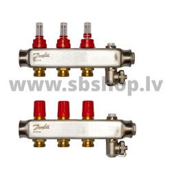 SSM-3F Kolektors 3+3ar plūsmas mērītāju 1 DANFOSS