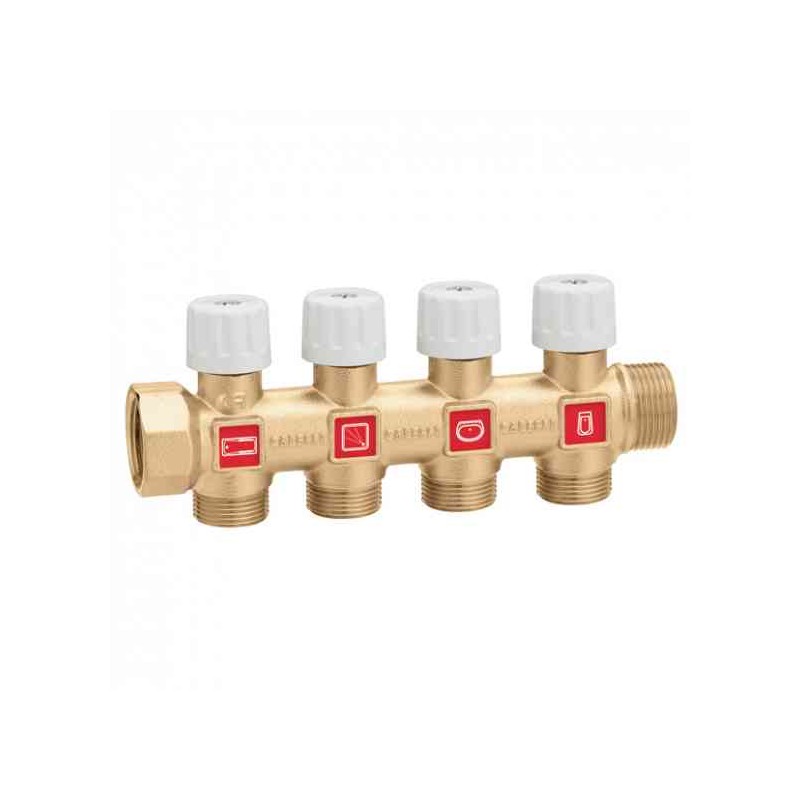 Kolektors ūdensapg.4-ceļu 3/4  CALEFFI
