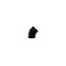 Black steel chimney elbows without cleaning hatches 45º d130