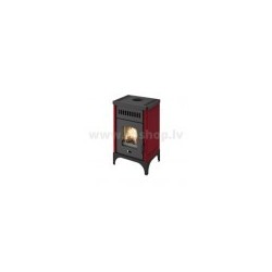 Wood fireplace Eva Calor MARTA NEW 9,5 kW red