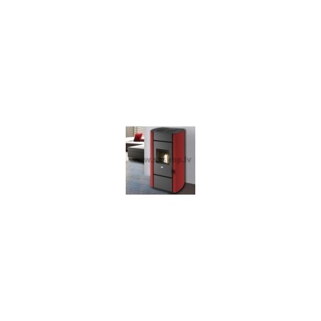 Granulu fireplace Eva Calor STELLA 11.5 kW red