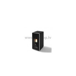 Granulu fireplace with air heating Eva Calor ZELDA 9,5kW black