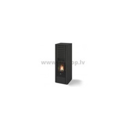 Granulu fireplace with air heating Eva Calor KAREN 9,5 kW black