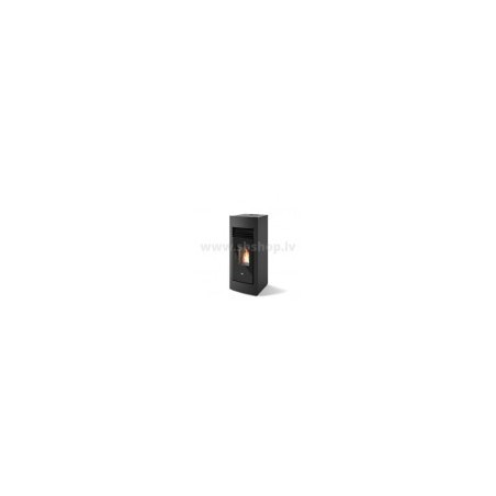 Granulu fireplace with 2 gaisa izvadiem Eva Calor LETIZIA CANAL 15kW black