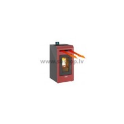 Centrometal pellet stove CentroPelet Z16-C, red 3,8-16,3kW with air heating
