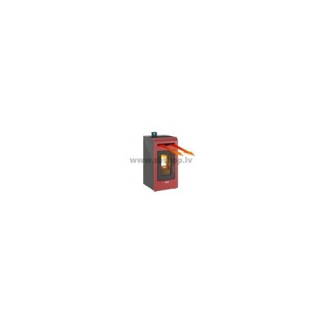 Centrometal pellet stove CentroPelet Z16-C, red 3,8-16,3kW with air heating