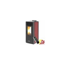 CENTROMETAL pellet stove ZV32 C red with central heating 8,57/30,48 kW