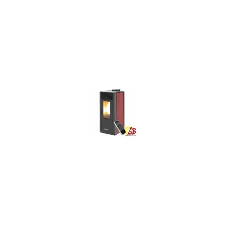 CENTROMETAL pellet stove ZV32 C red with central heating 8,57/30,48 kW