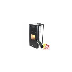 CENTROMETAL pellet stove ZV20 B white with central heating 5,1/18,46 kW