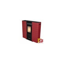 Centrometal pellet stove CentroPelet ZS10 C red, 2,92-9,01kW, with air heating