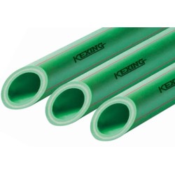 P Caurule zaļa ar šķiedru d90*12.3mm