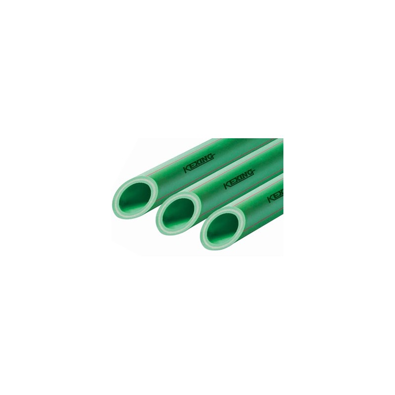 P Caurule zaļa ar šķiedru d90*12.3mm