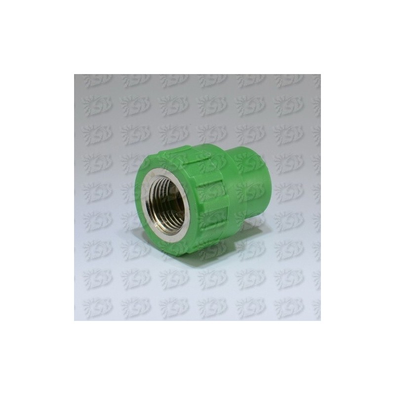 P PIV zaļš D20*3/4` plastmasas